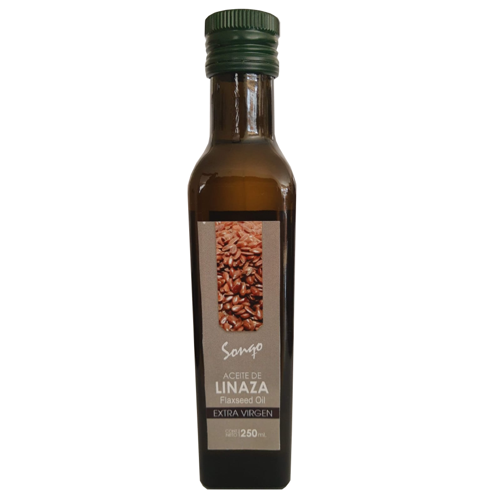 Aceite de Linaza Prensado en Frío – Frasco x 250 ml