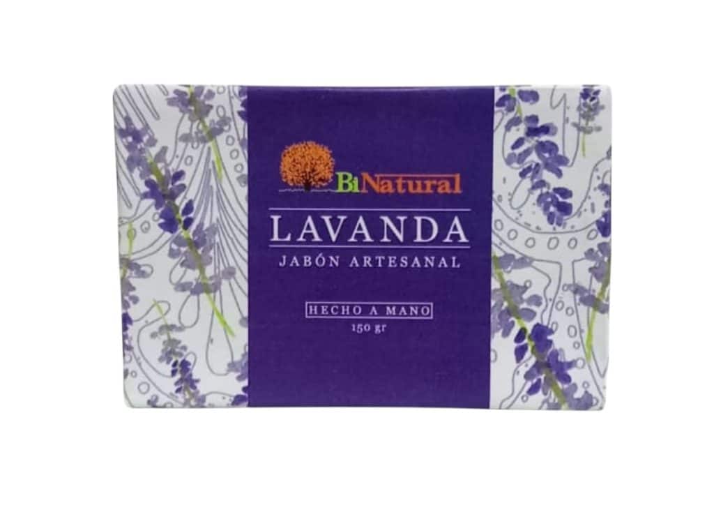 JABÓN NATURAL DE LAVANDA Y RICINO – ENVASE X 150 G