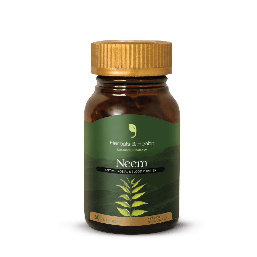 NEEM (AZADIRACHTA INDICA / MARGOSA / NIMBO DE LA INDIA) – FRASCO X 60 CÁPSULAS X 500 MG