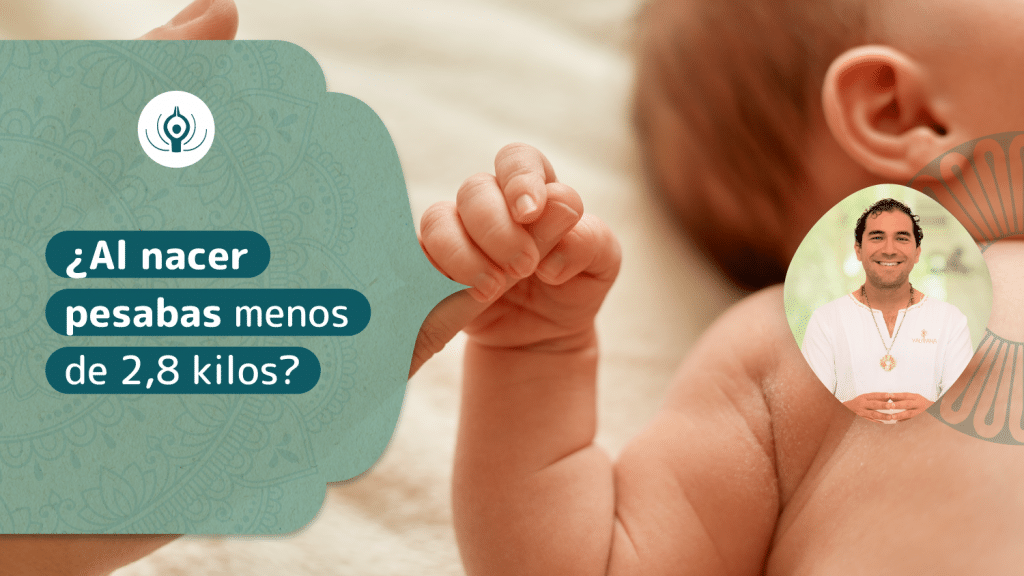 ¿Al nacer pesabas menos 2.8 kilos?