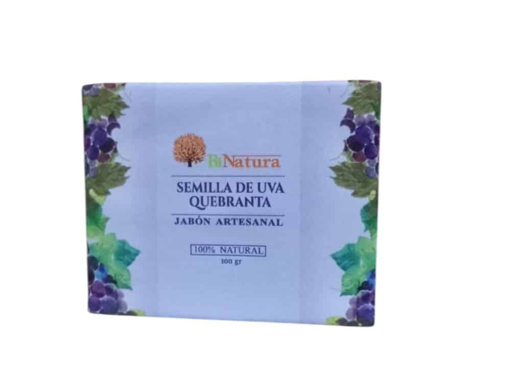 JABÓN NATURAL DE SEMILLA DE UVA QUEBRANTA – ENVASE X 100G