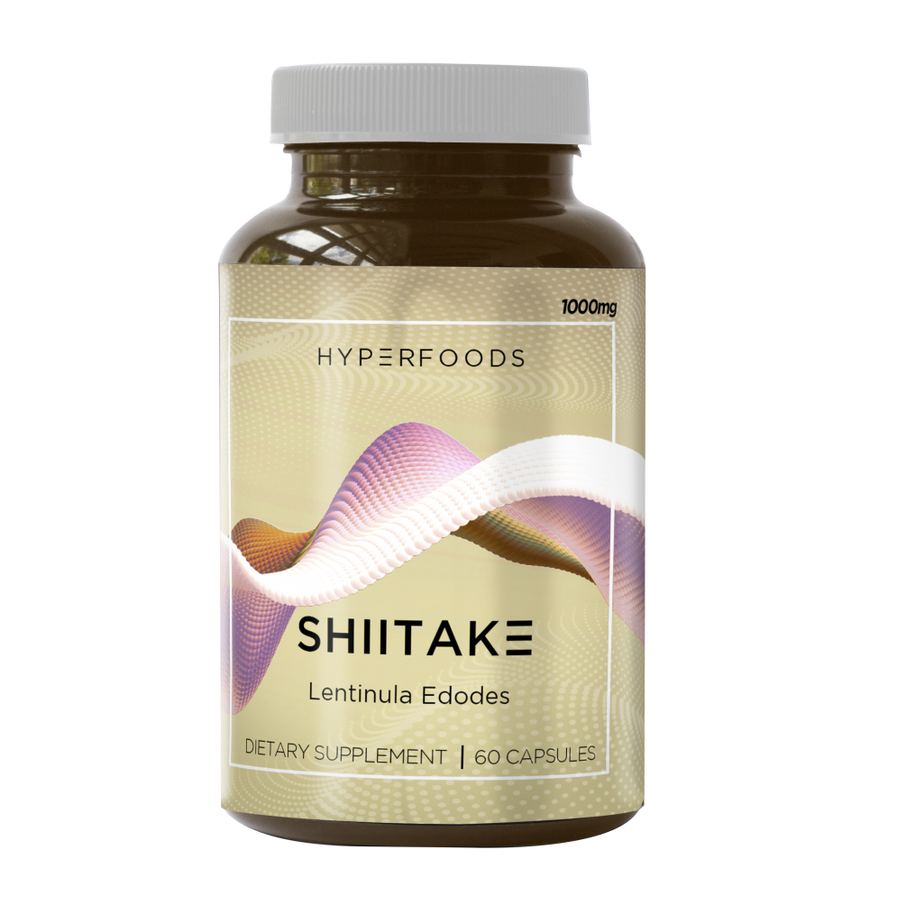 SHIITAKE (LENTINULA EDODES) ORGANICO – FRASCO X 1000 MG X 60 CÁPSULAS