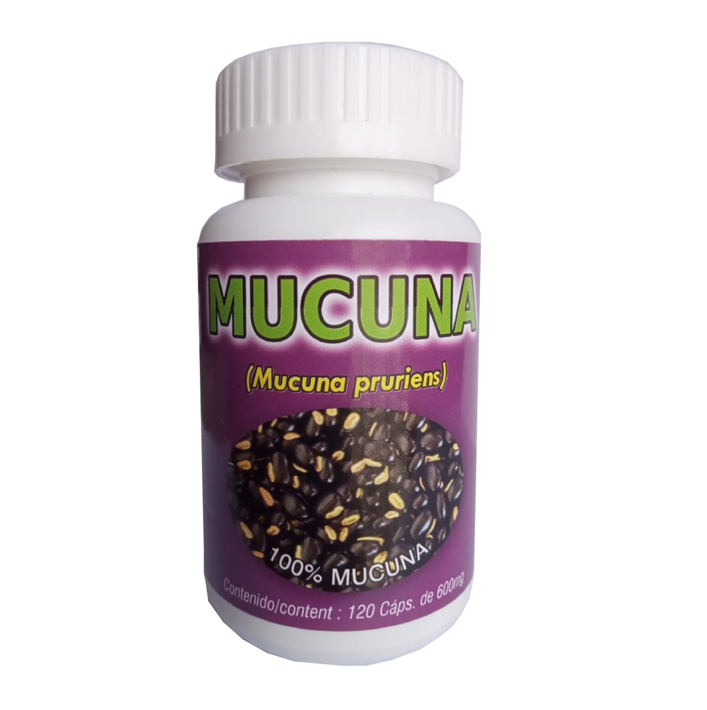 MUCUNA PRURIENS (KAPIKACCHU/ATMAGUPA/VANARI) – FRASCO X 120 CÁPSULAS X 600 MG