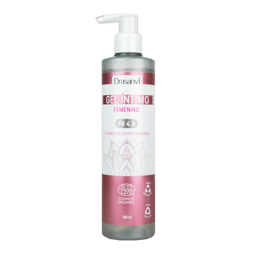 GEL ÍNTIMO FEMENINO ORGÁNICO CON PREBIÓTICOS PH 4.5 – FRASCO X 300 ML