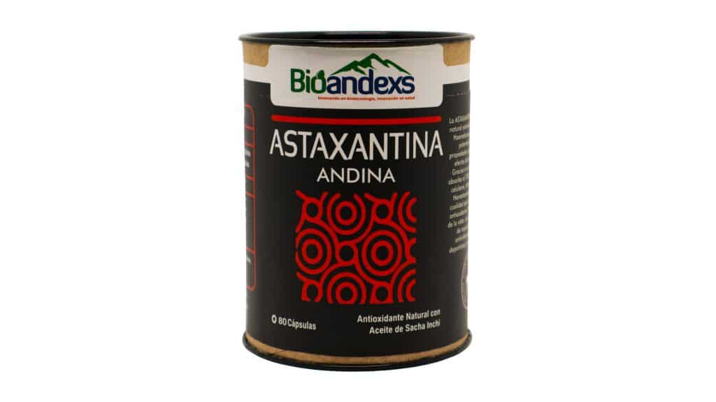 ASTAXANTINA (HAEMATOCOCCUS PLUVIALIS) + VITAMINA E 500 MG – FRASCO X 80 CÁPSULAS