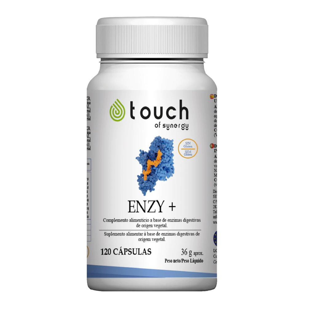 10 ENZIMAS DIGESTIVAS ENZY+ – FRASCO X 120 CAPSULAS VEGANAS