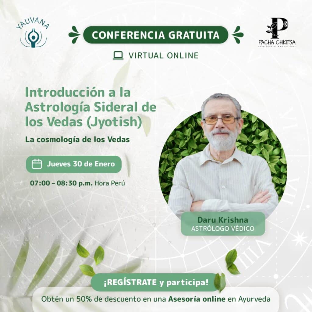 Conferencia: Introducción a la Astrología sideral de los Vedas (Jyotish)
